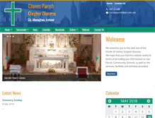 Tablet Screenshot of clonesparish.com
